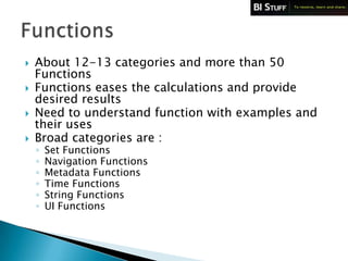 MDX (Multi Dimensional Expressions) Introduction | PPT