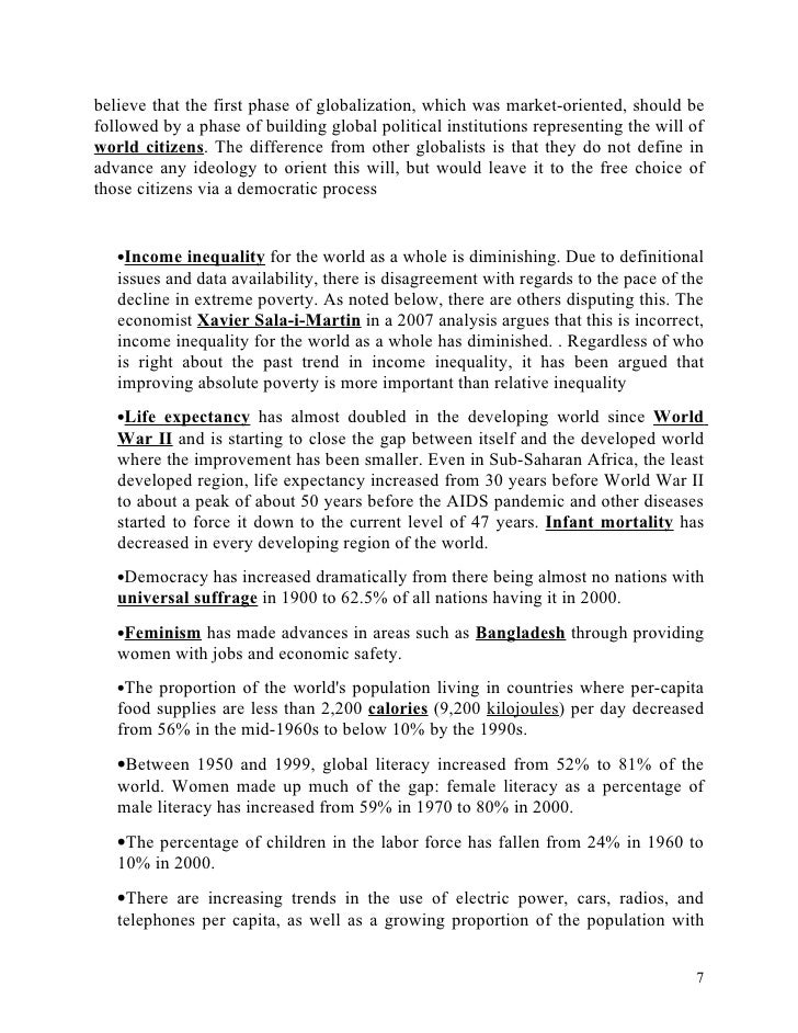 Essay on the economic crisis