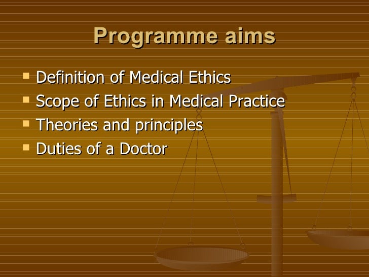 Medical Ethics