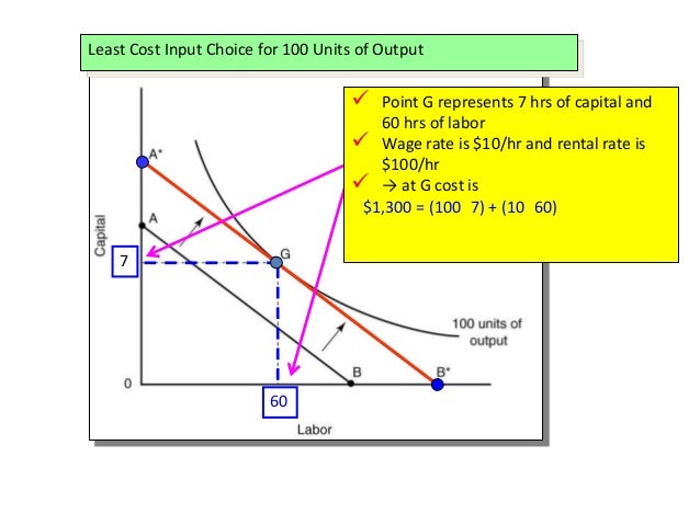 Economics of Input Input Combination