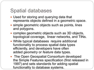 Spatial Databases | PPT