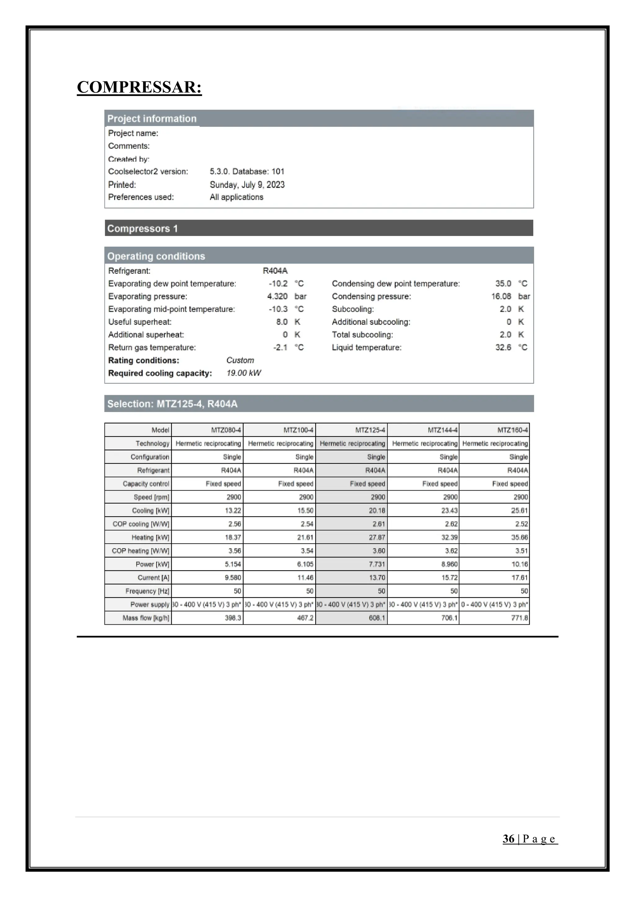 36 | P a g e
COMPRESSAR:
 