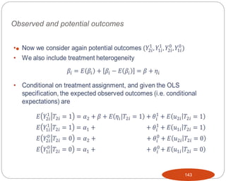 Observed and potential outcomes

143
 
