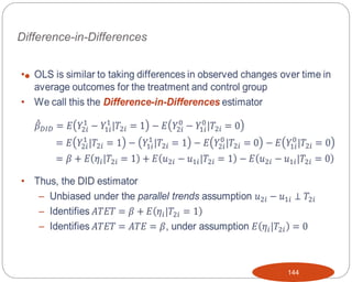 Difference-in-Differences

144
 