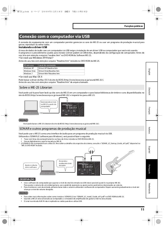 Pedaleira Me 25 boss