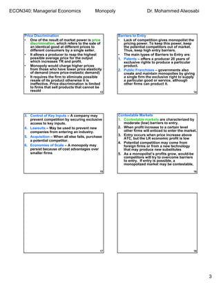 Pricing and Output Decisions in Monopoly | PDF