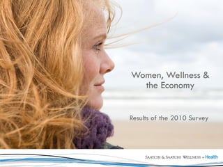 Women, Wellness &
  the Economy


Results of the 2010 Survey
 