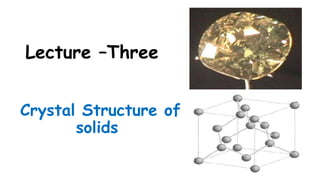 Comprehensive Overview of Crystal Structures in Engineering Materials ...