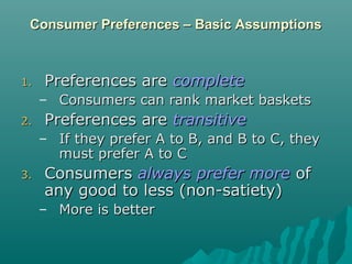Theory of Consumer Behavior in managerial economics | PPT