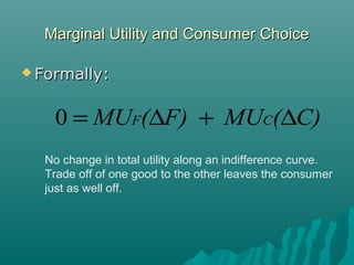 Marginal Consumer Theory of Consumer Behavior in managerial economics | PPT