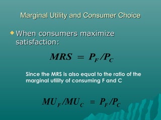 Marginal Consumer Theory of Consumer Behavior in managerial economics | PPT