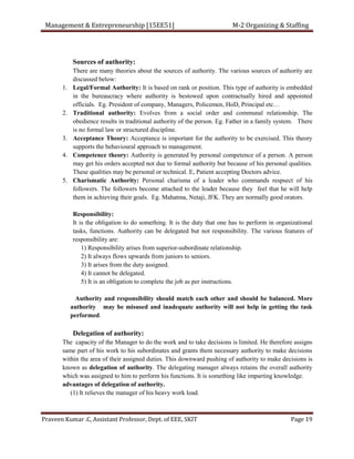 M & e notes - module -2 praveen | PDF