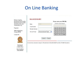 On Line Banking 
