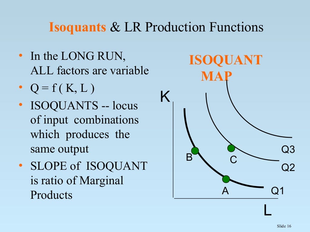 Chapter 7 Production Economics