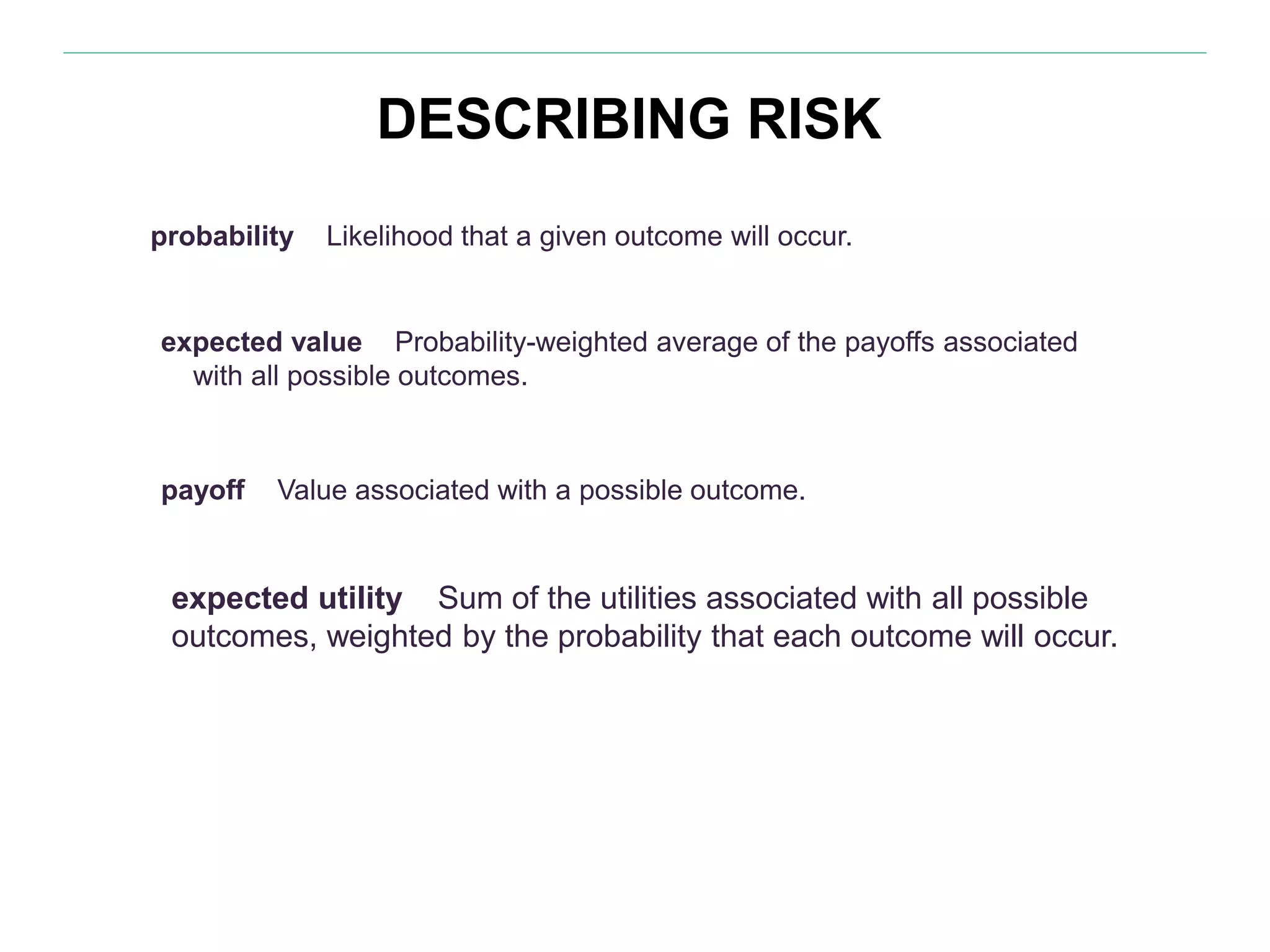 Microeconomics Uncertainty | PDF