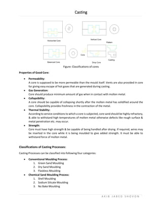 Manufacturing Process - Casting | PDF