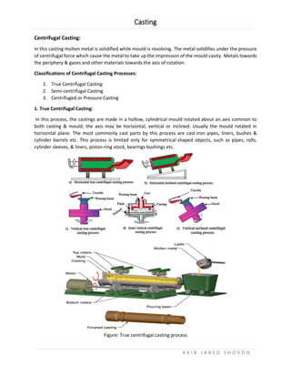 Manufacturing Process - Casting | PDF