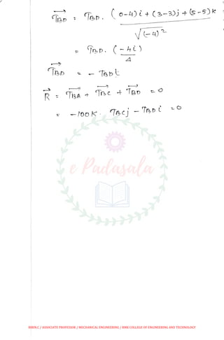 Me 1206 engineering mechanics anna university april may 2010 - solved ...
