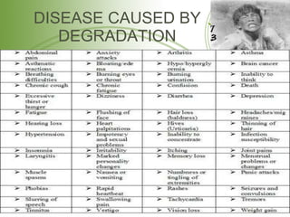 DISEASE CAUSED BY DEGRADATION 