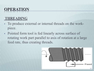 Introduction to Lathe Machine | PPTX