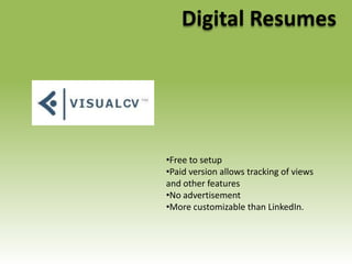 Take advantage of summary, specialties, honors and awards. 