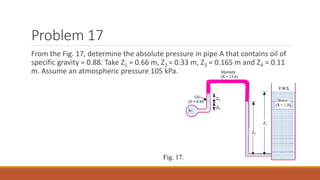 Pressure Measurement in Fluid Mechanics 1 | PDF