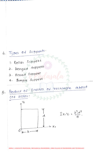Me 25 engineering mechanics anna university april may 2009 - solved ...