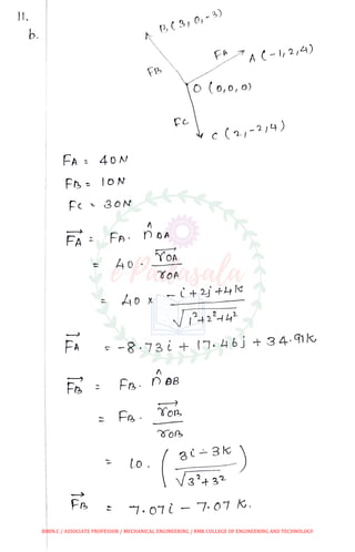 Me 25 engineering mechanics anna university november december 2009 ...