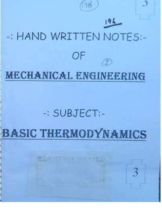 Me 3 Basic Thermodynamics Pdf