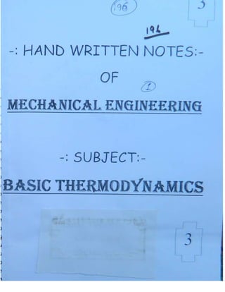 Me 3.basic thermodynamics