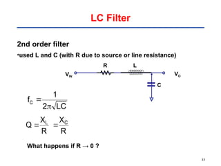 ME3100 SAMPLE slide07 Active Filter Design and Implementation v1.01.ppt