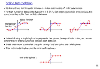 me310_6_interpolation.pdf for numerical method | PDF