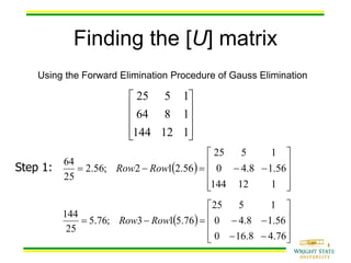 Numerical Methods: Solution of system of equations | PDF