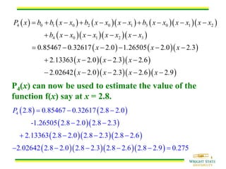 Numerical Methods: curve fitting and interpolation | PDF