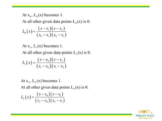 Numerical Methods: curve fitting and interpolation | PDF