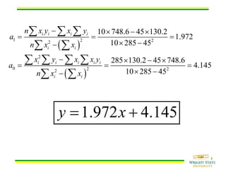Numerical Methods: curve fitting and interpolation | PDF