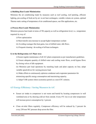 Me 482 energy conservation and management notes | PDF