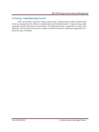 Me 482 energy conservation and management notes | PDF