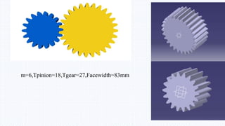 m=6,Tpinion=18,Tgear=27,Facewidth=83mm
 