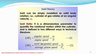 26 December 2017 ME 6016 ADVANCED IC ENGINES 73
 
