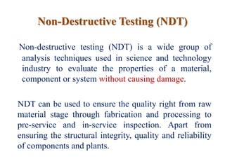 Ndt Ppt Slideshare , Ndt visual inspection – BJVTIE