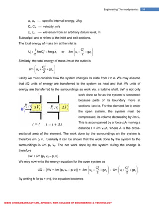 ME6301 ENGINEERING THERMODYNAMICS - LECTURE NOTES | PDF