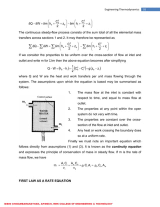 ME6301 ENGINEERING THERMODYNAMICS - LECTURE NOTES | PDF