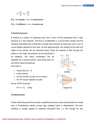 ME6301 ENGINEERING THERMODYNAMICS - LECTURE NOTES | PDF