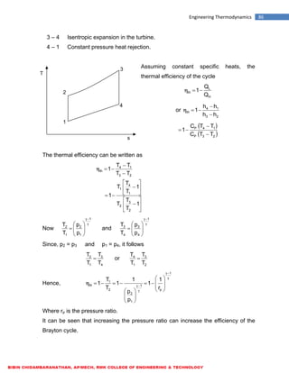 ME6301 ENGINEERING THERMODYNAMICS - LECTURE NOTES | PDF