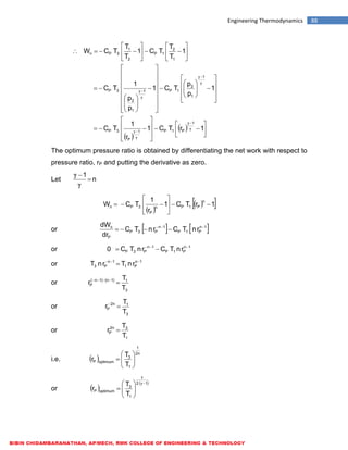 ME6301 ENGINEERING THERMODYNAMICS - LECTURE NOTES | PDF