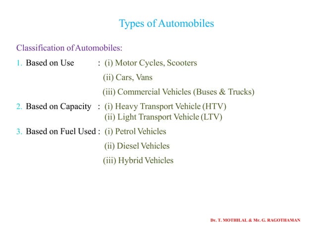 Me6602 Automobile Engineering Unit 1 Vehicle Structure And Engines Me6602 Automobile Engineering Unit 1 Vehicle Structure And Engines