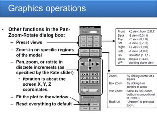 Graphics operations
 