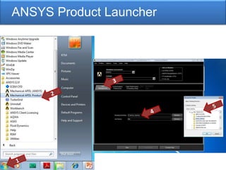 ANSYS Product Launcher
 