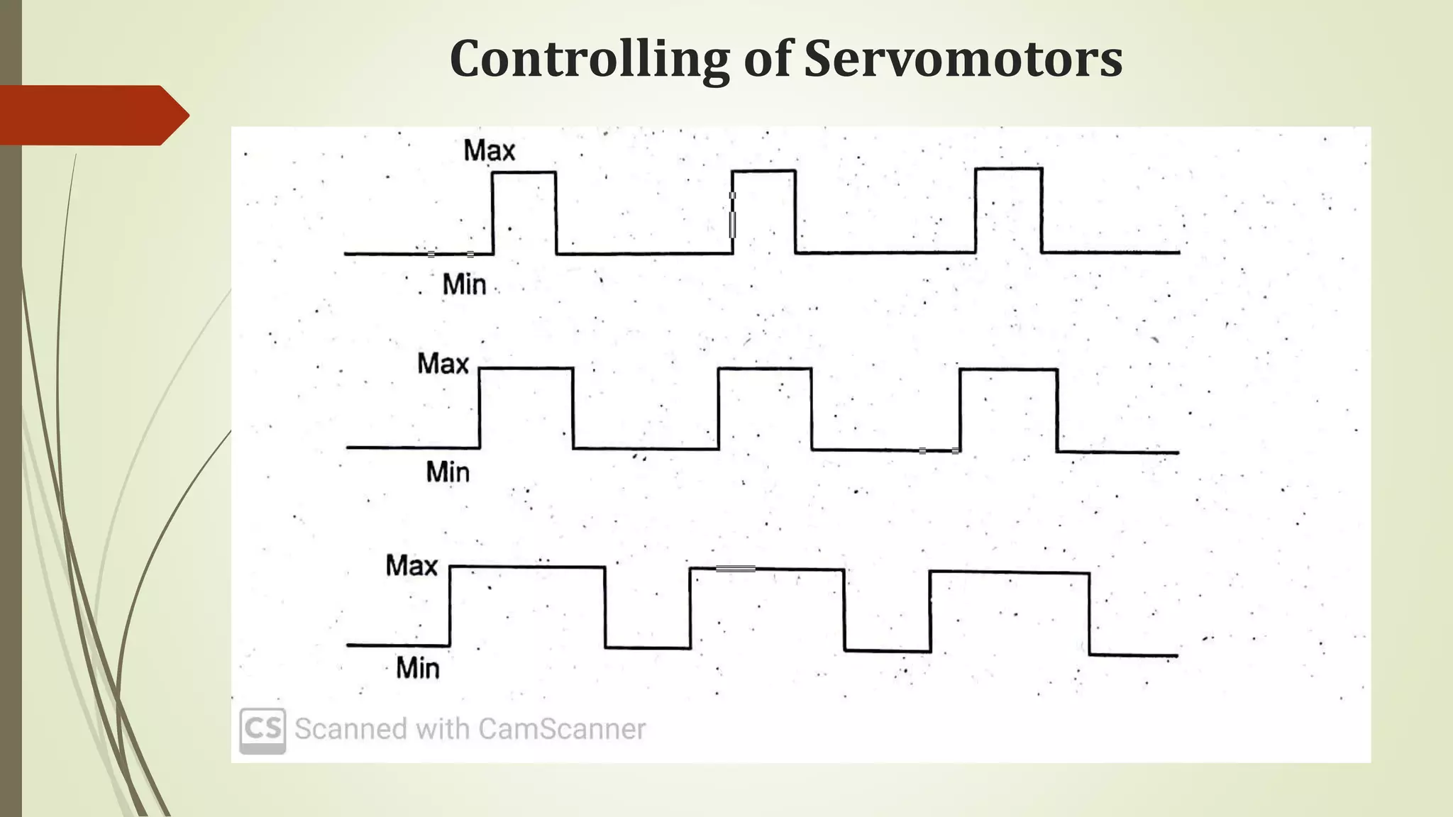 Controlling of Servomotors
 
